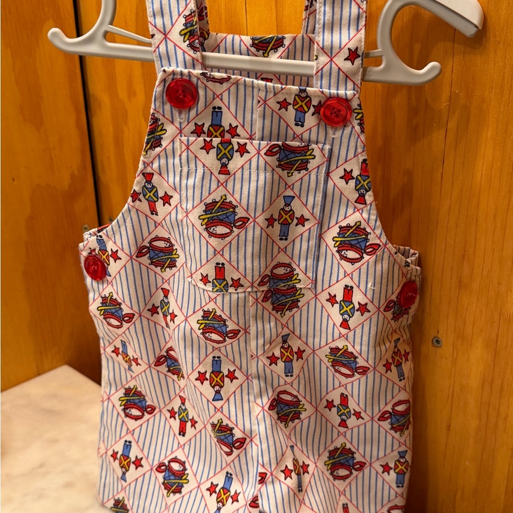 Striped Buster Brown Vintage Overalls